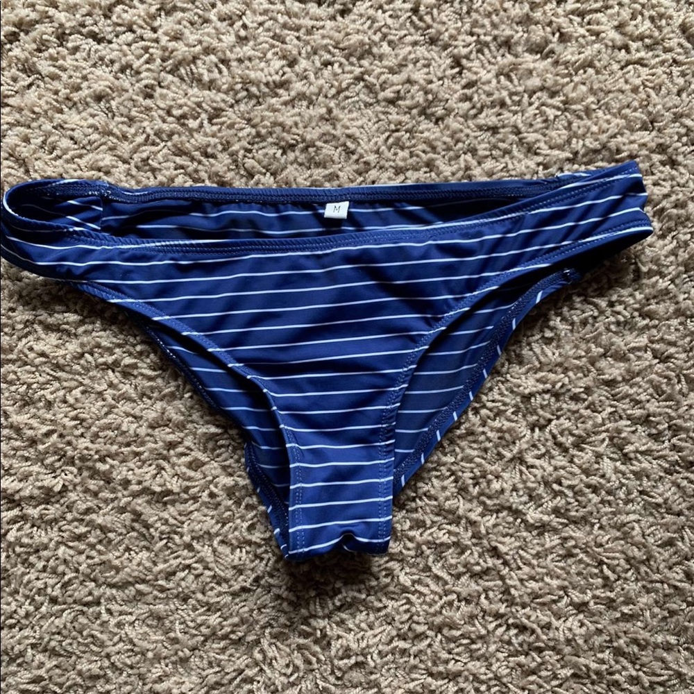 Striped Swimsuit Bottoms